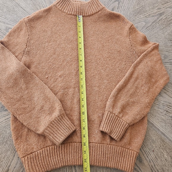 Aerie Sweater Womens Small Oversized Long Sleeve Mock Neck Preppy Pullover - Picture 6 of 16